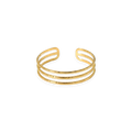 Triple Band Open Bangle