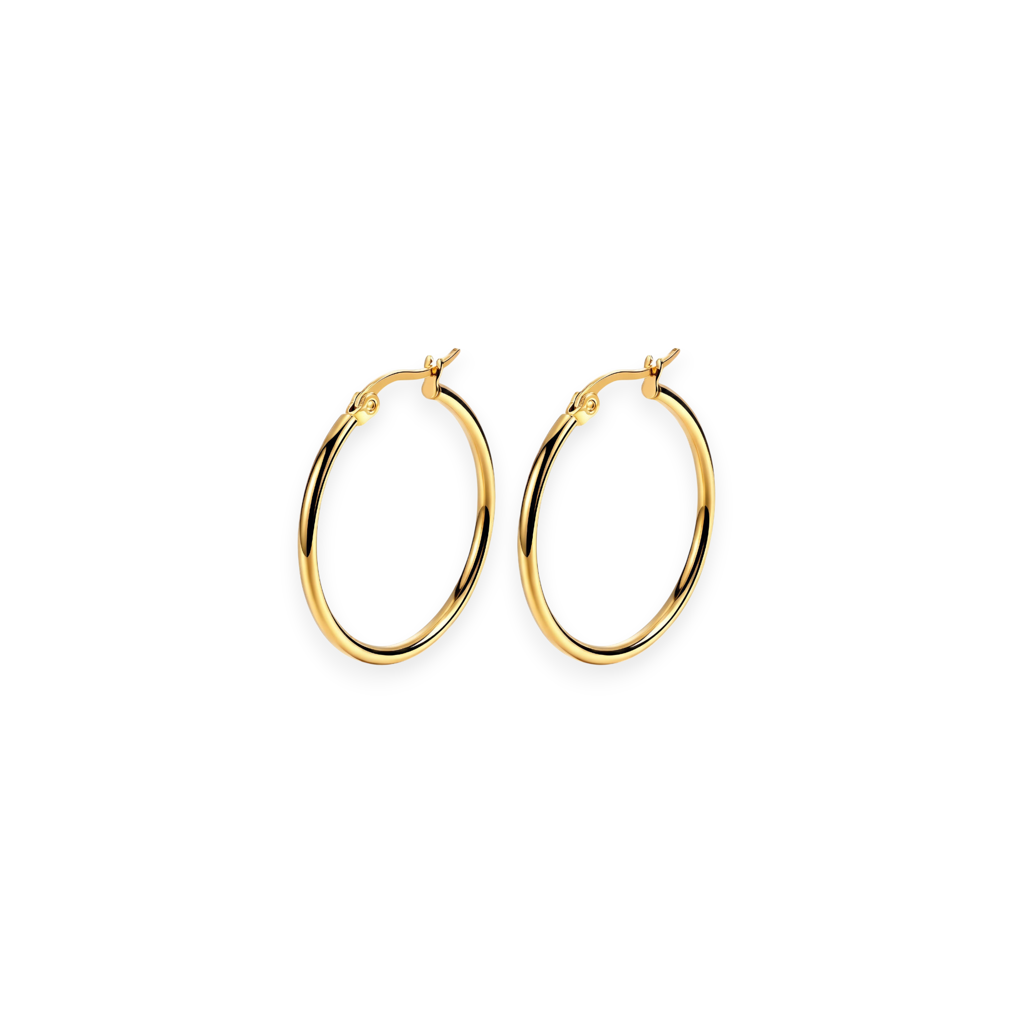 Classic Gold Hoops