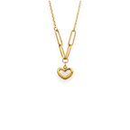 Heart Paperclip Necklace