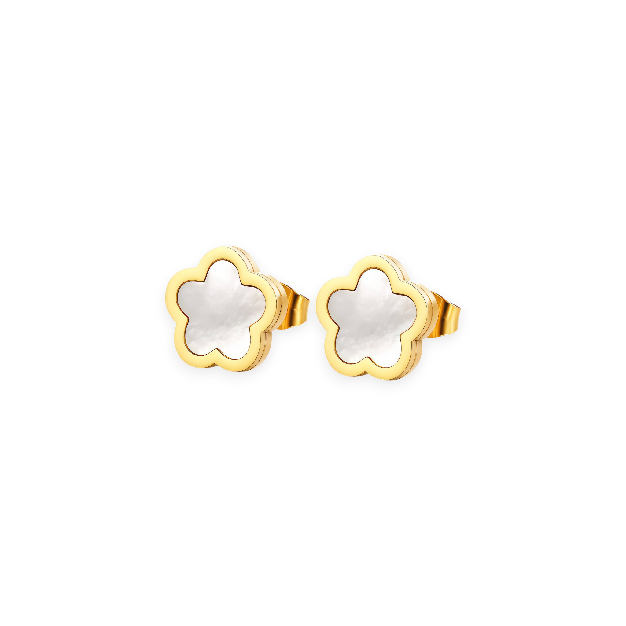 White Flower Studs
