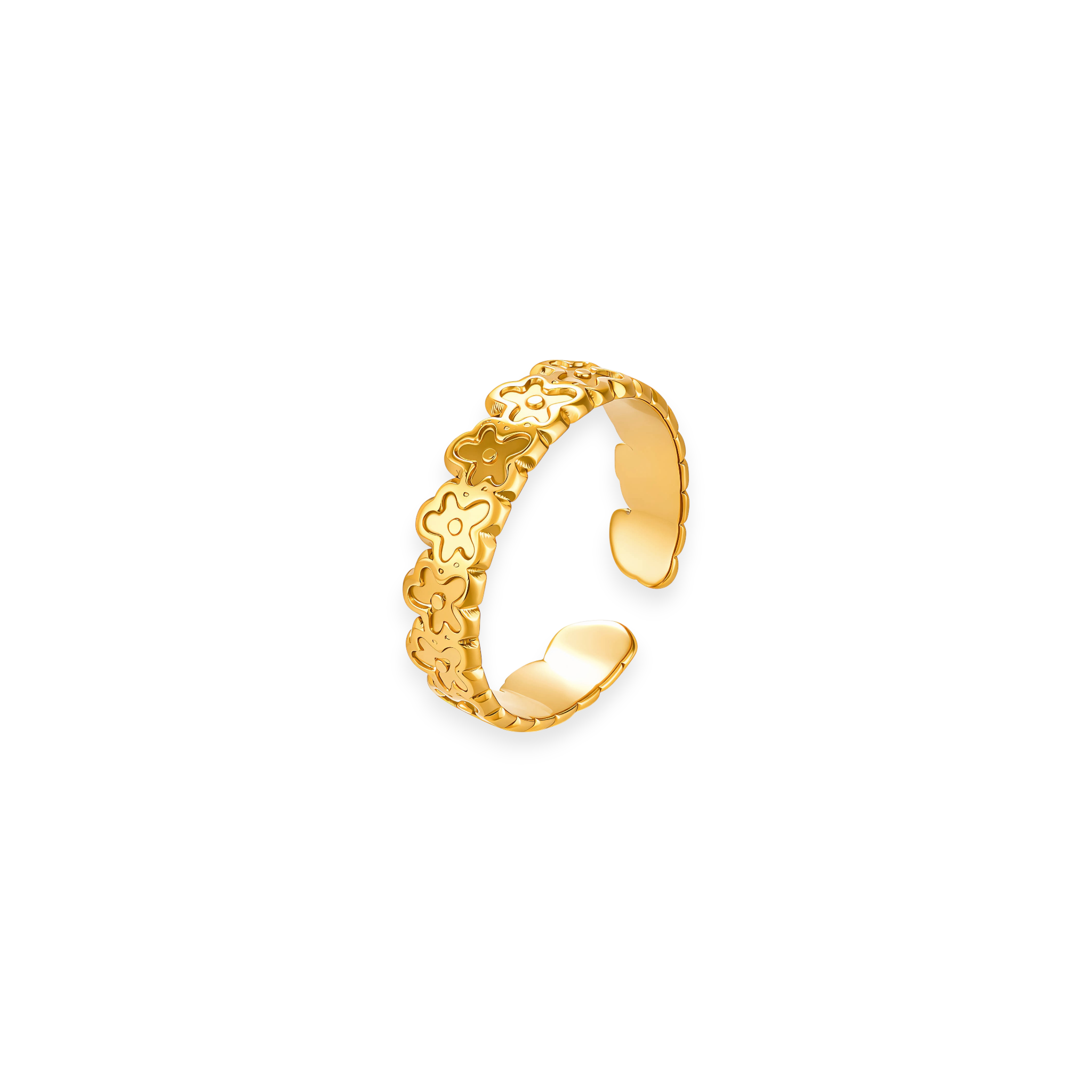 Cutout Flower Ring