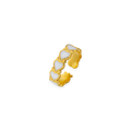 White Heart Ring