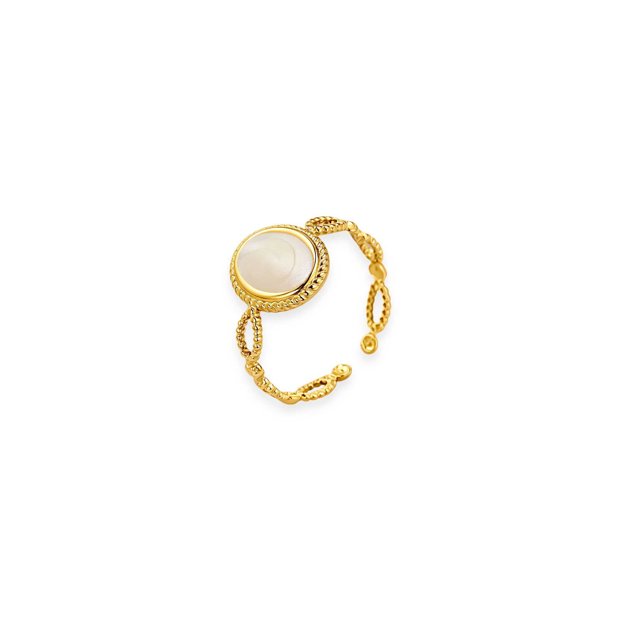 Nacre Rope Ring