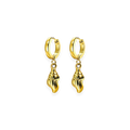 Seashell Huggie Hoops