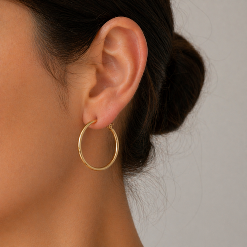 Classic Gold Hoops