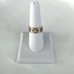 Black Flower Ring