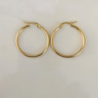 Classic Gold Hoops
