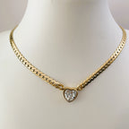 Heart Crystal Necklace