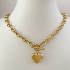 Heart Toggle Necklace