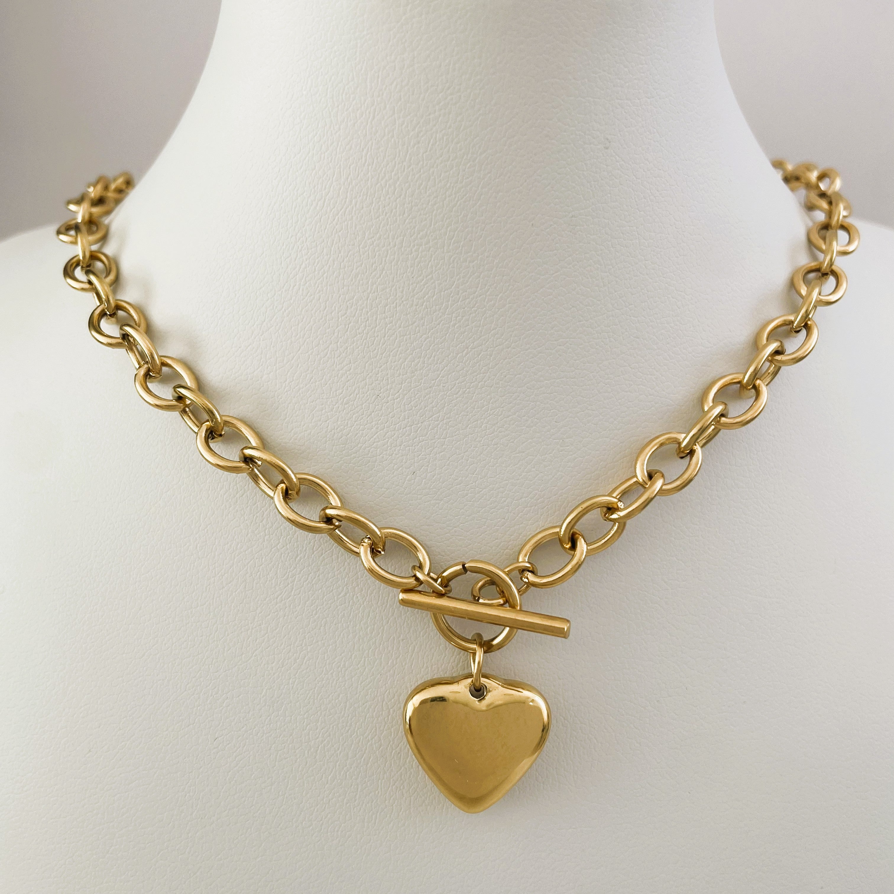 Heart Toggle Necklace